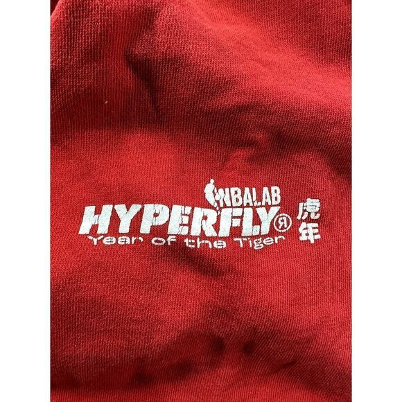 RARE Unisex Chicago Bulls NBA x Hyperfly Red Year of the Tiger Pullover Hoodie - Picture 8 of 10